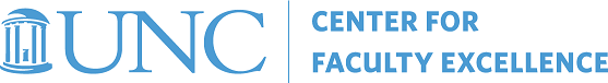 U-N-C center for faculty excellence logo