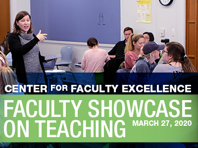 center for faculty excellence faculty showcase on teaching march 27, 2020